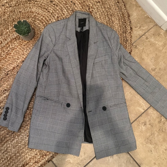 PLAID BLAZER - Picture 2 of 6